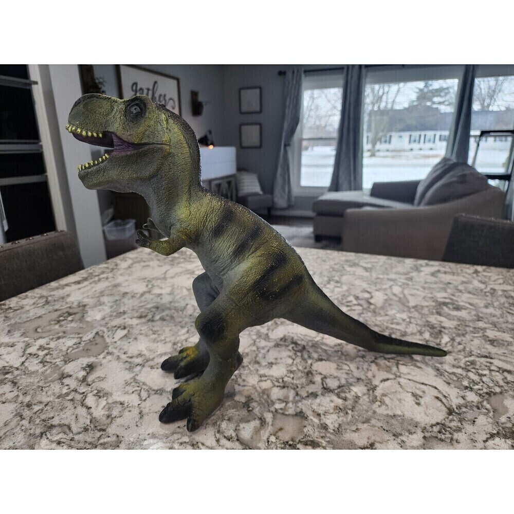 Boley Dinosaur 12" T-Rex Soft Rubber Toy Figure RIO5A-JUN18 - Picture 3 of 4